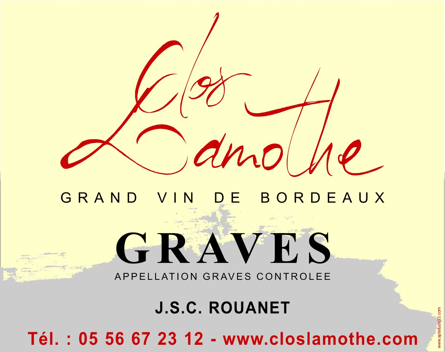 Destination Garonne, Clos Lamothe, Portets