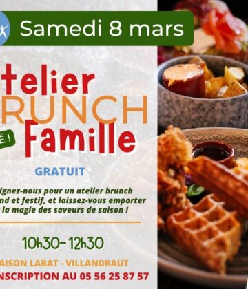 Atelier cuisine en famille et brunch salé