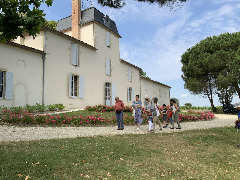 Façade domaine de Malagar