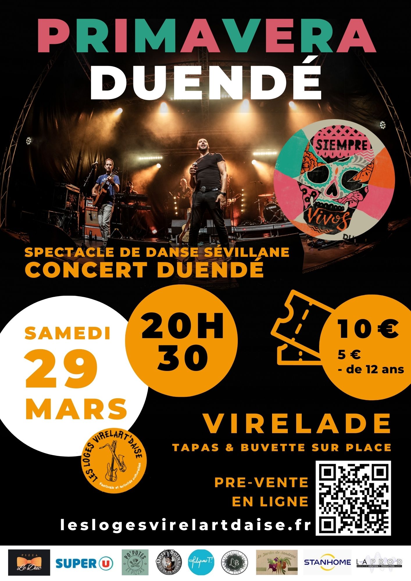 Affiche concert duende - Les Loges - 1